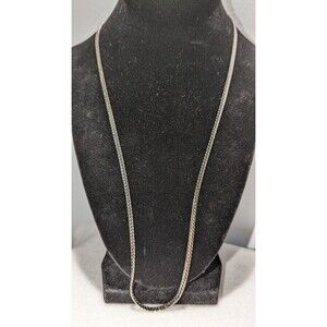 Silver Tone Classic Singapore Flat Chain